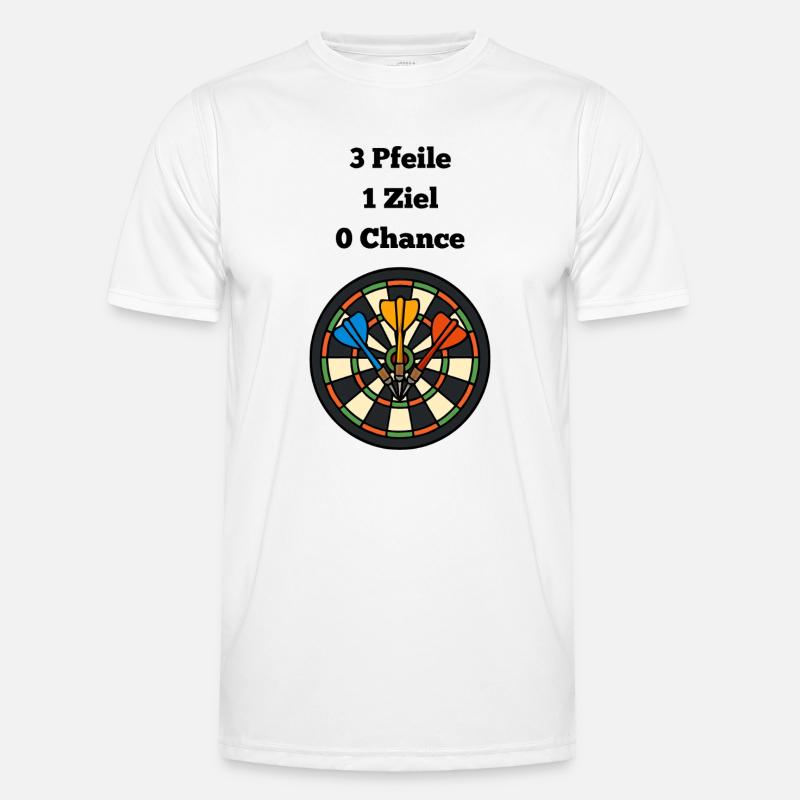 Conception de la cible de fléchettes en cible T-shirt sport Homme