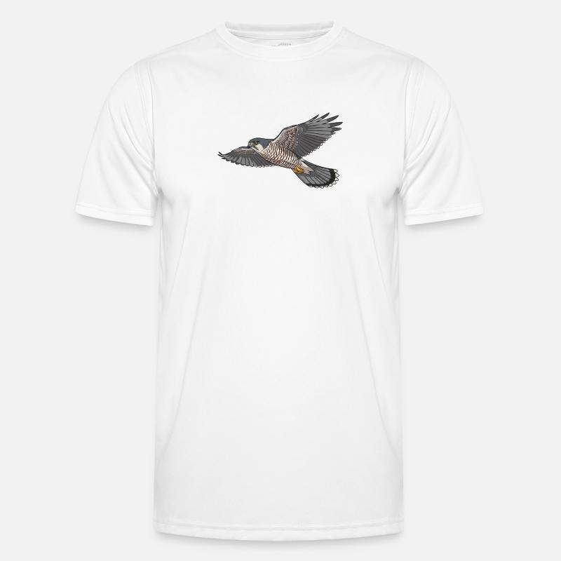 Sperber Greifvogel Männer Funktions-T-Shirt