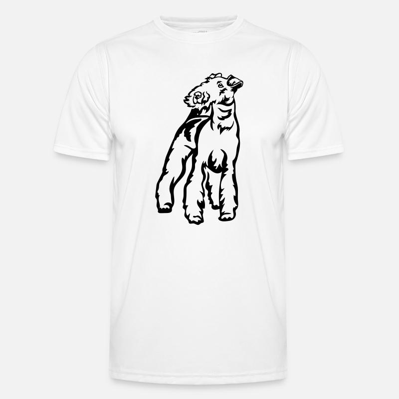 Foxterrier Männer Funktions-T-Shirt