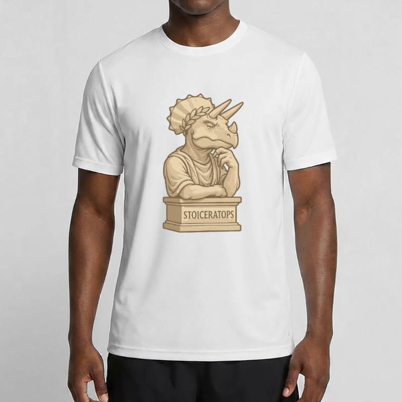 Stoiceratops T-shirt sport Homme