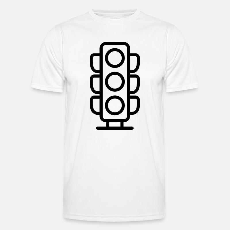 feu de signalisation T-shirt sport Homme