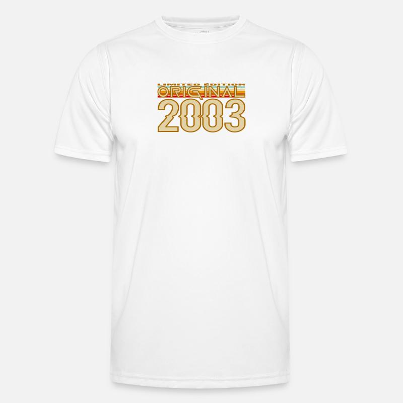 Original 2003 Retro Logo - Men's Functional T-Shirt - white