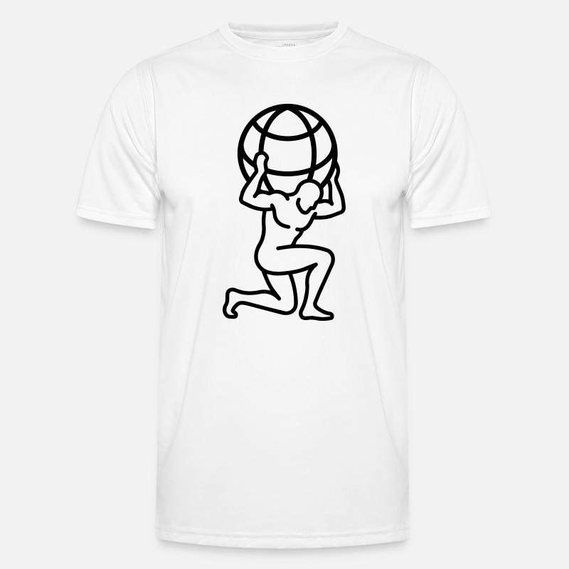 globe - Men's Functional T-Shirt - white