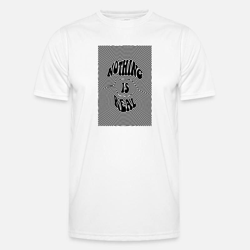 Nothing Is Real – Psychedelic Waves Men's Functional T-Shirt