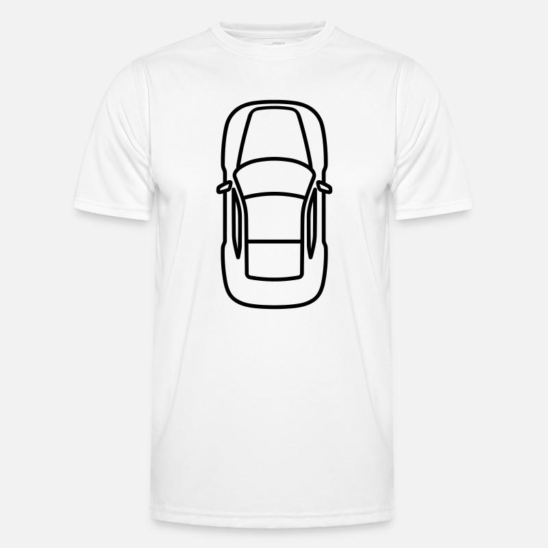 Auto Männer Funktions-T-Shirt