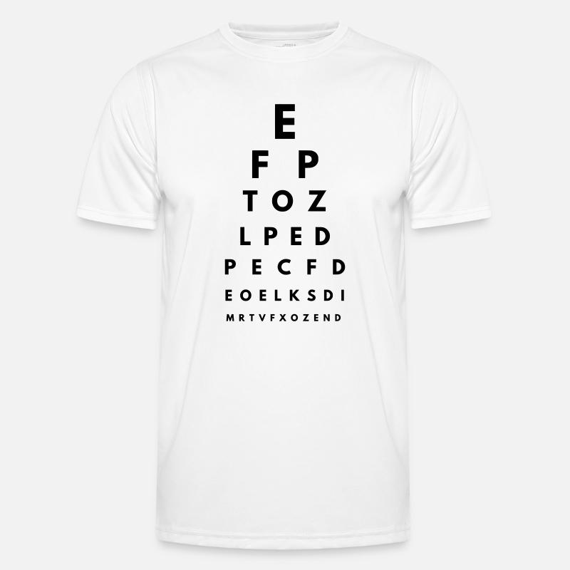 vision test 2 T-shirt sport Homme
