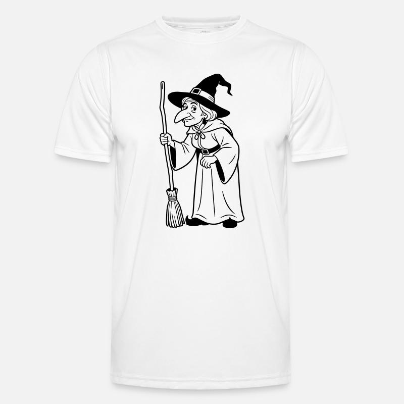 witch - Men's Functional T-Shirt - white