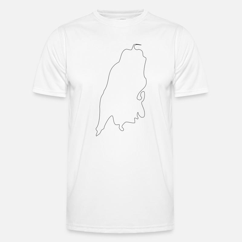 Lefkada - Männer Funktions-T-Shirt - Weiß