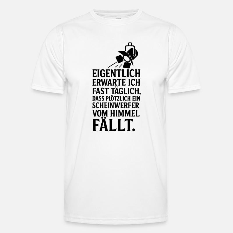 scheinwerfer vom himmel  Männer Funktions-T-Shirt