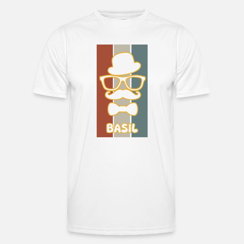 Basil - Men's Functional T-Shirt - white