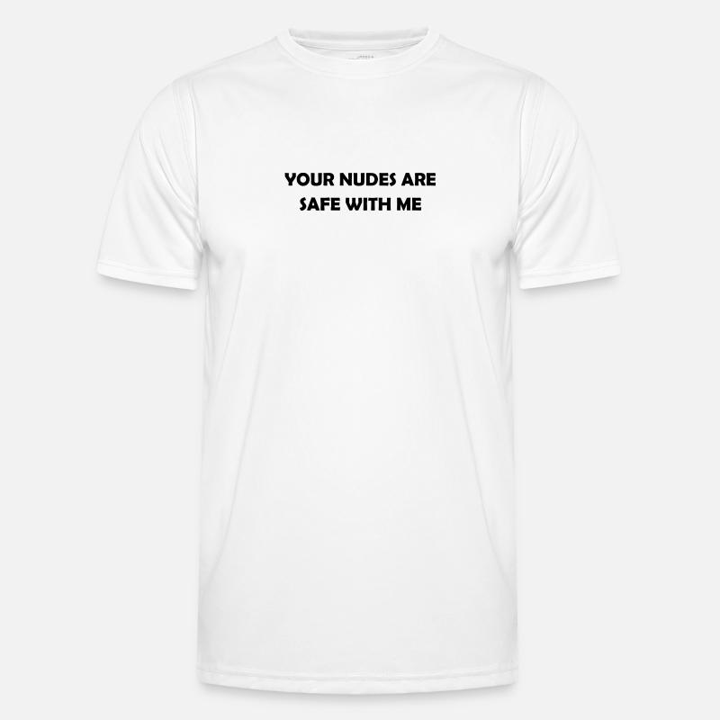 Trust Me, I Delete Nothing - Men's Functional T-Shirt - white