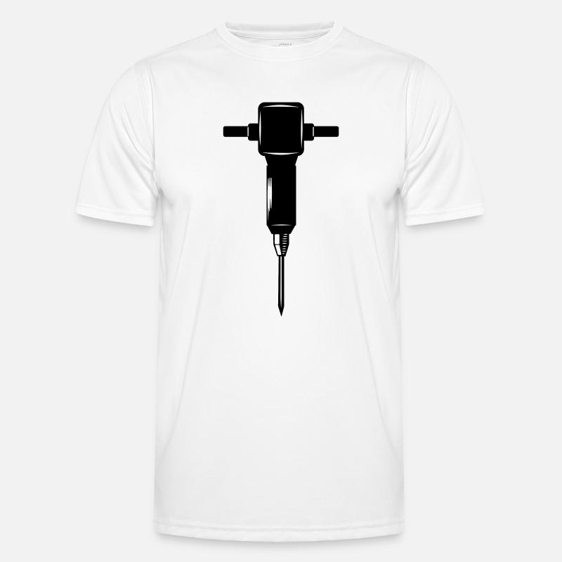 Krikhamer oder Presslufthammer Männer Funktions-T-Shirt