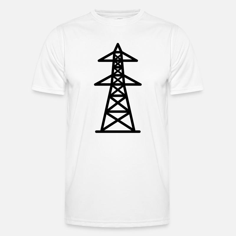 electricity pylon Men's Functional T-Shirt