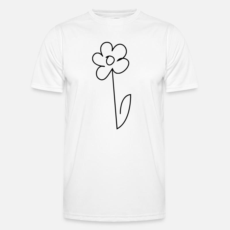 Gänseblümchen Männer Funktions-T-Shirt