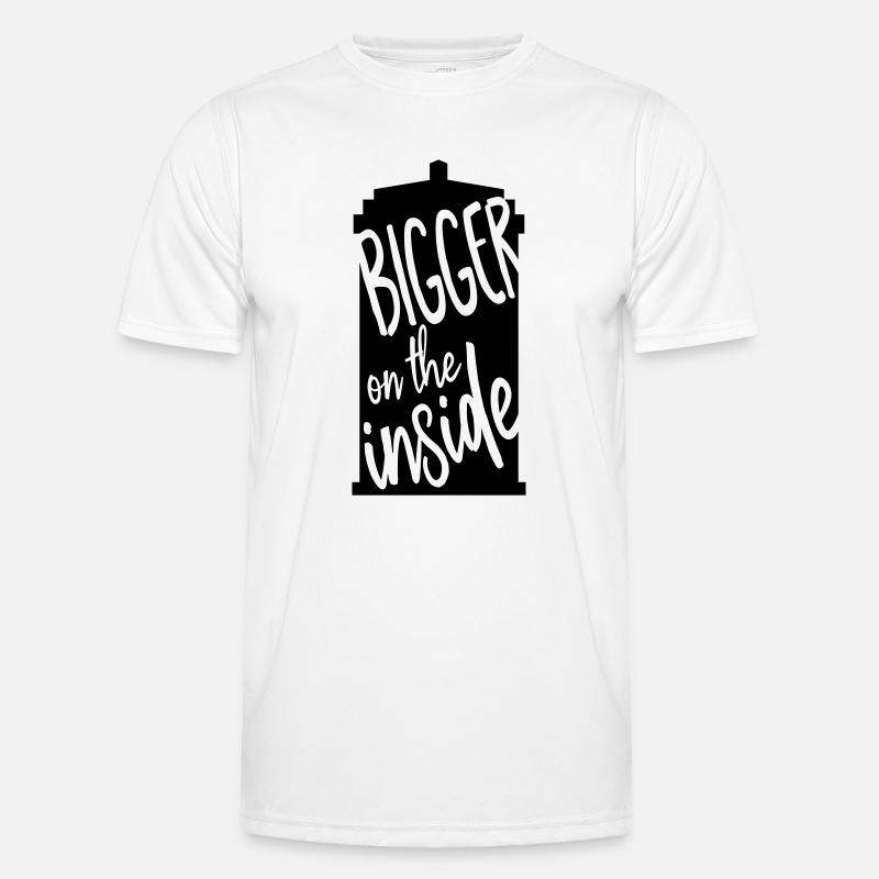 Bigger on the inside Männer Funktions-T-Shirt