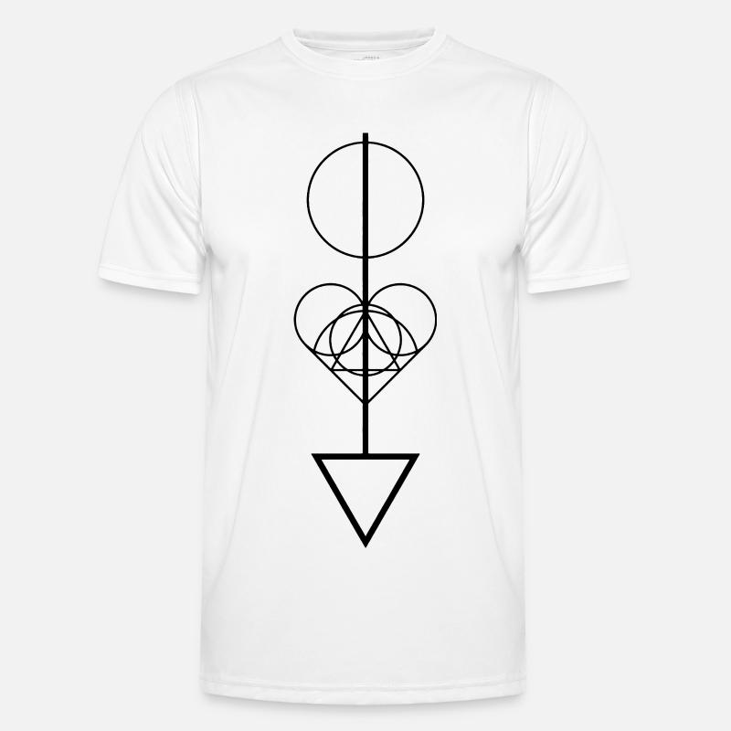 Geometric Arrow Men's Functional T-Shirt