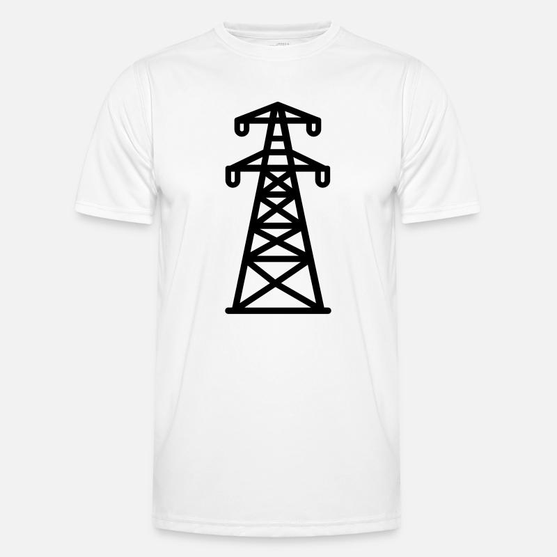 electricity pylon Men's Functional T-Shirt