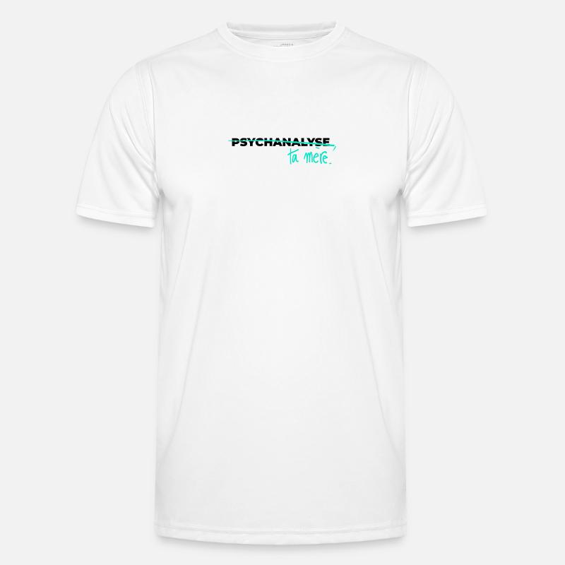 Psychoanalysiere deine Mutter Männer Funktions-T-Shirt
