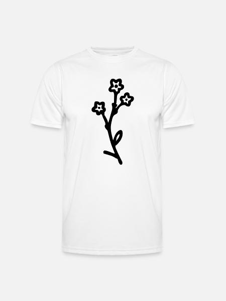 Flower - Men's Functional T-Shirt - white