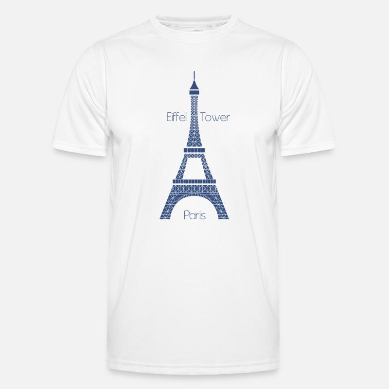 Eiffel Tower Männer Funktions-T-Shirt