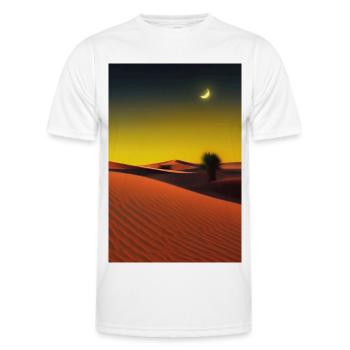 Arabian Desert - Men's Functional T-Shirt - white - Front - AI Model Male 178 dark (178cm)
