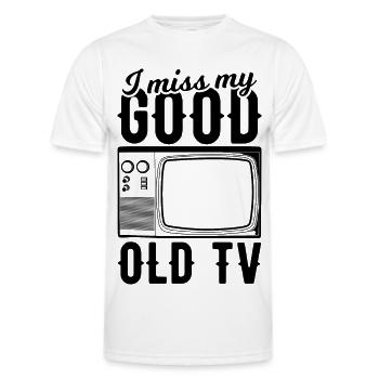 CTR TV - T-shirt sport Homme - blanc - Devant - AI Model Male 178 dark (178cm)