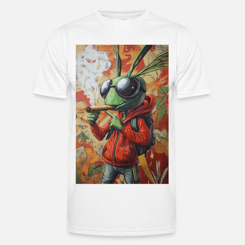 Un graffiti dans son sweat à capuche T-shirt sport Homme