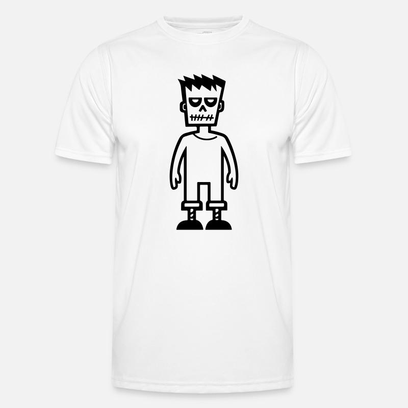 Zombie - Funktionsshirt til herrer - hvid