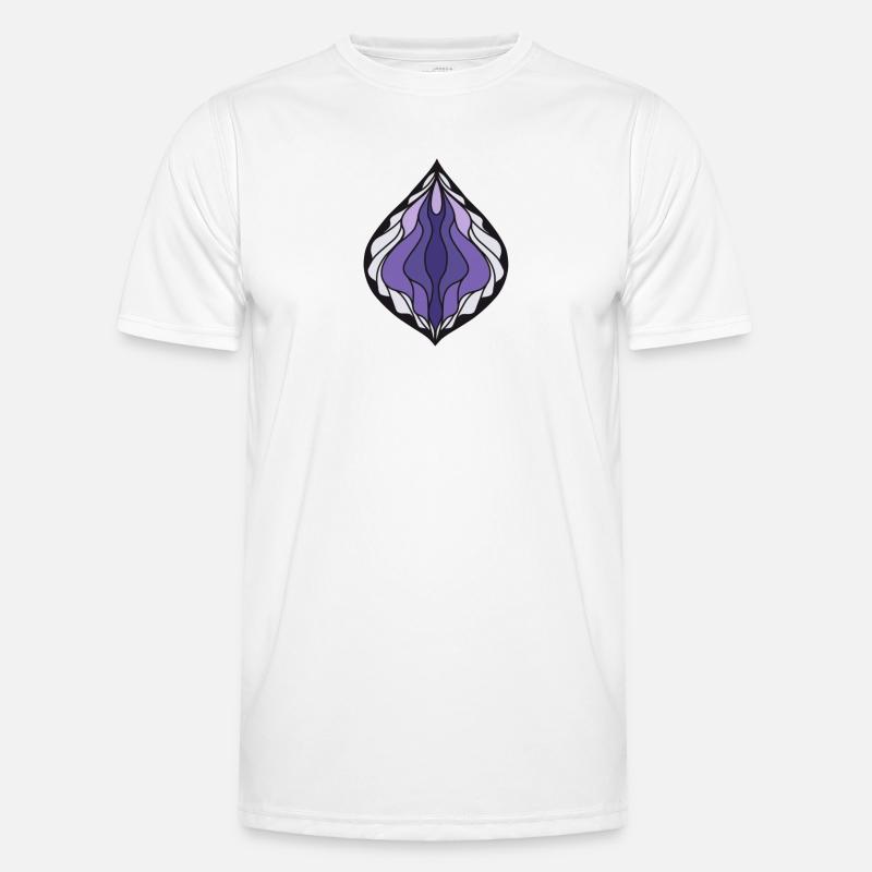 Digital Vulva Männer Funktions-T-Shirt