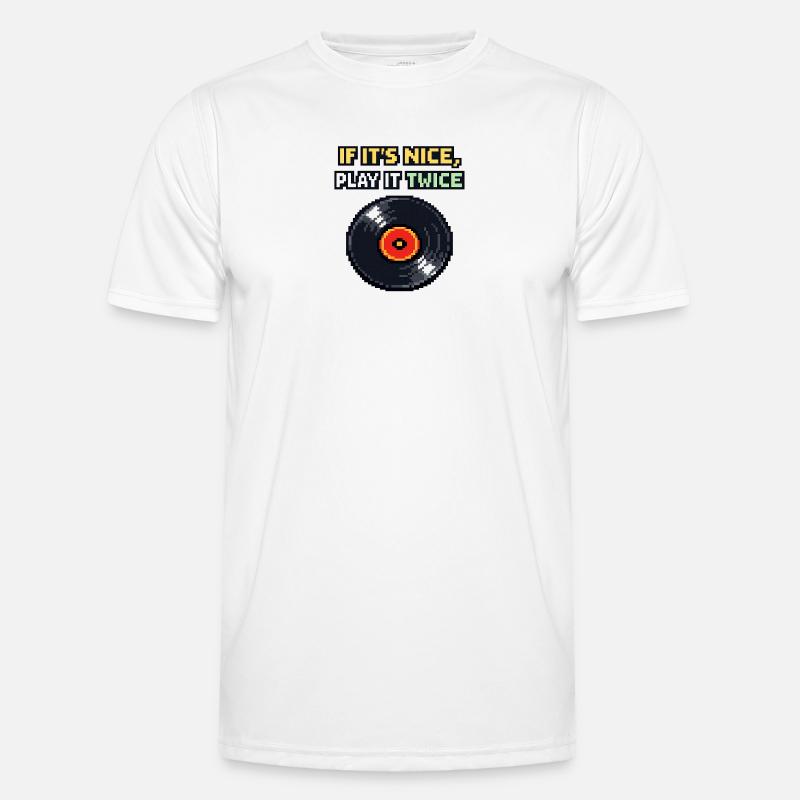 If It's Nice Play It Twice - Men's Functional T-Shirt - white