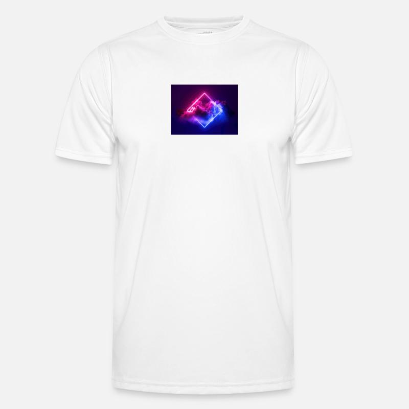 Neon Cloud Diamond Men's Functional T-Shirt