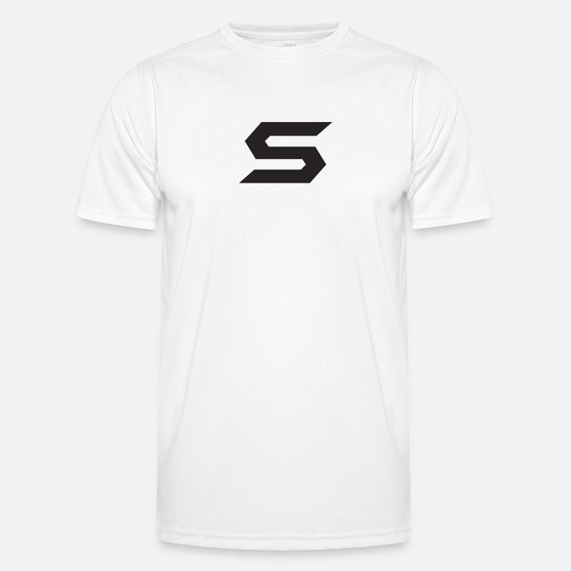 Geometric SForm Pattern - Men's Functional T-Shirt - white