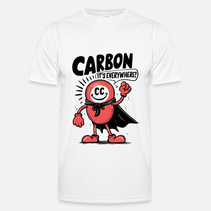 Comic Carbon - It's Everywhere! Men's Functional T-Shirt