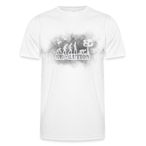 Geolution-dark-grunge - Männer Funktions-T-Shirt