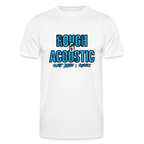 Rough & Acoustic Logo - Männer Funktions-T-Shirt