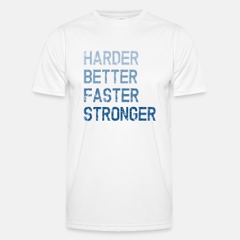 Harder Better Faster Stronger - Functional T-shirt for men