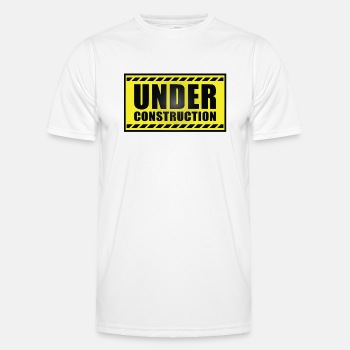 Under construction - Functional T-shirt for men