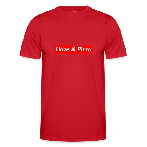 Haze & Pizza - Männer Funktions-T-Shirt