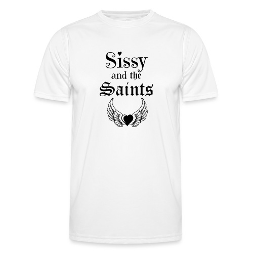 Sissy & the Saints zwarte letters - Functioneel T-shirt voor mannen