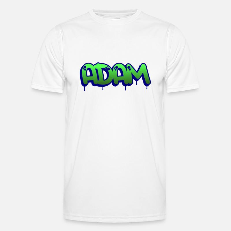 Graffiti First Name Adam Men's Functional T-Shirt