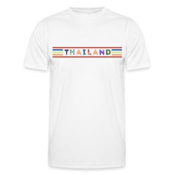 Thailand - T-shirt sport Homme - blanc - Devant - AI Model Male 178 dark (178cm)