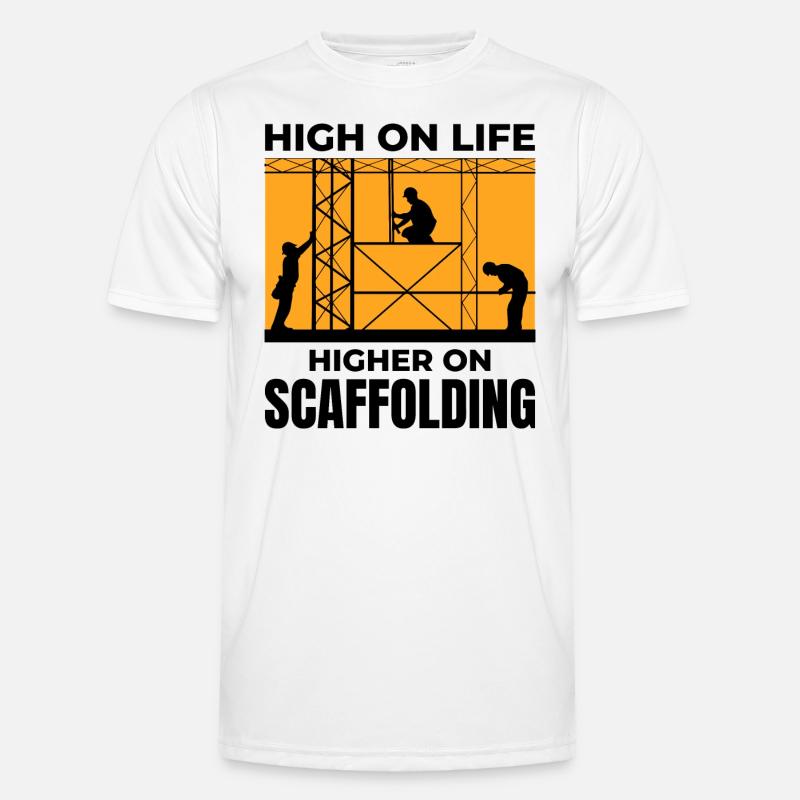 Scaffolder Scaffold Builder Scaffolding Platform Men's Functional T-Shirt