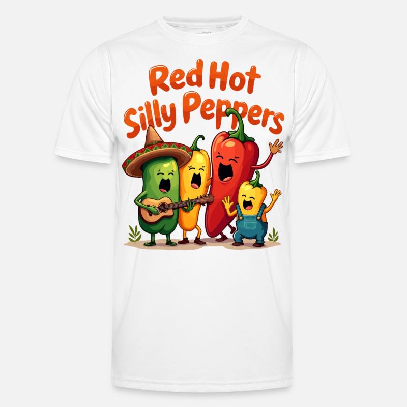 Piments ridicules rouges T-shirt sport Homme