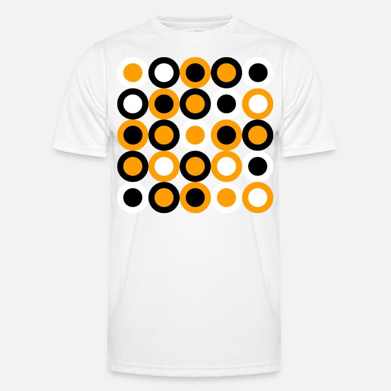 geometric patterns - Men's Functional T-Shirt - white