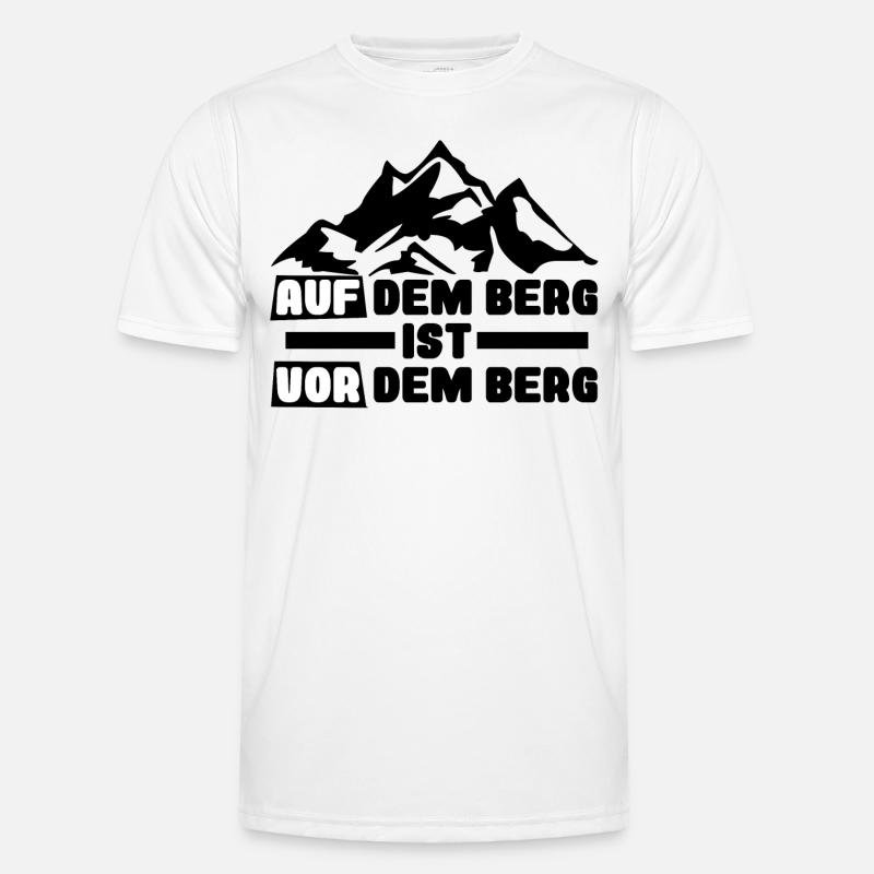 Wanderer Spruch Männer Funktions-T-Shirt