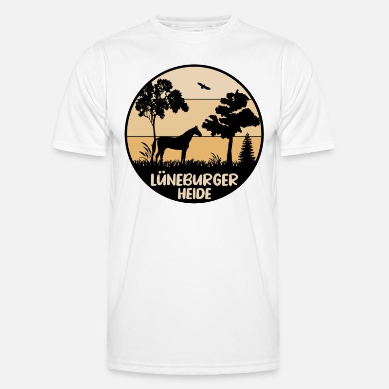 Lüneburger Heide Männer Funktions-T-Shirt