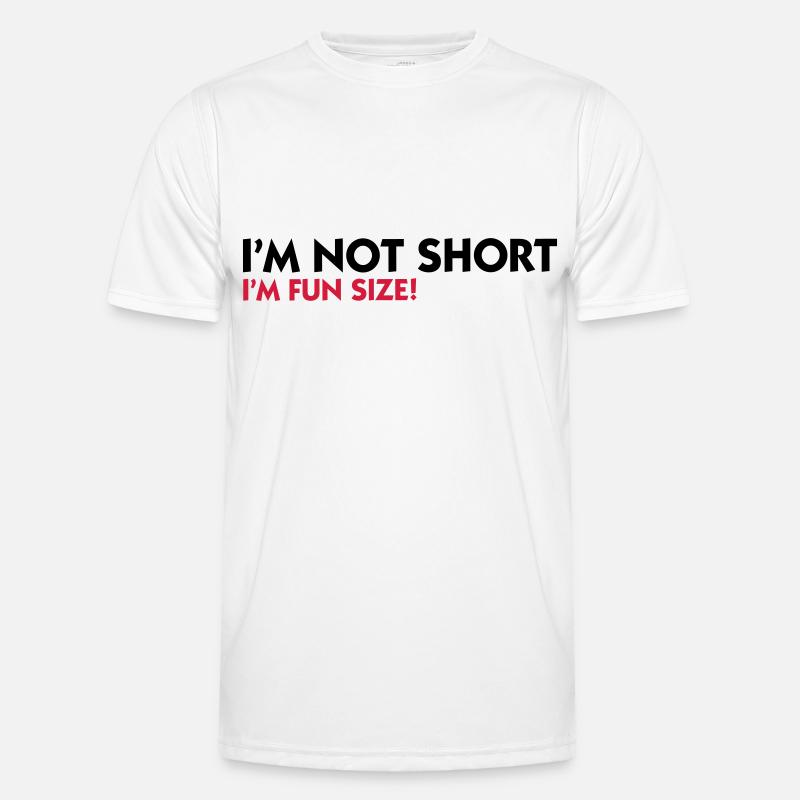 I m not small. I'm Fun Size! - Men's Functional T-Shirt - white