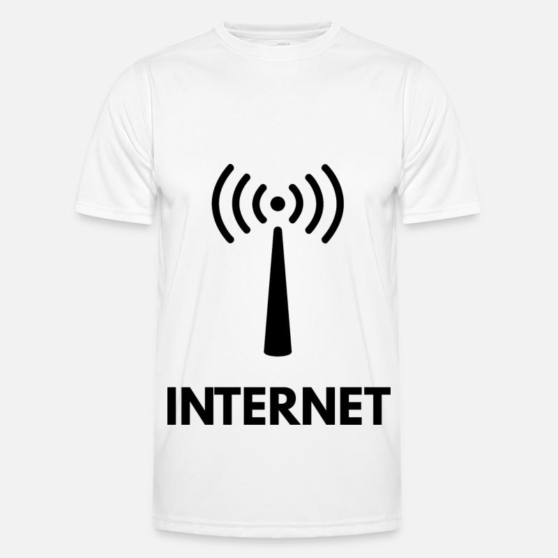 Internet Männer Funktions-T-Shirt