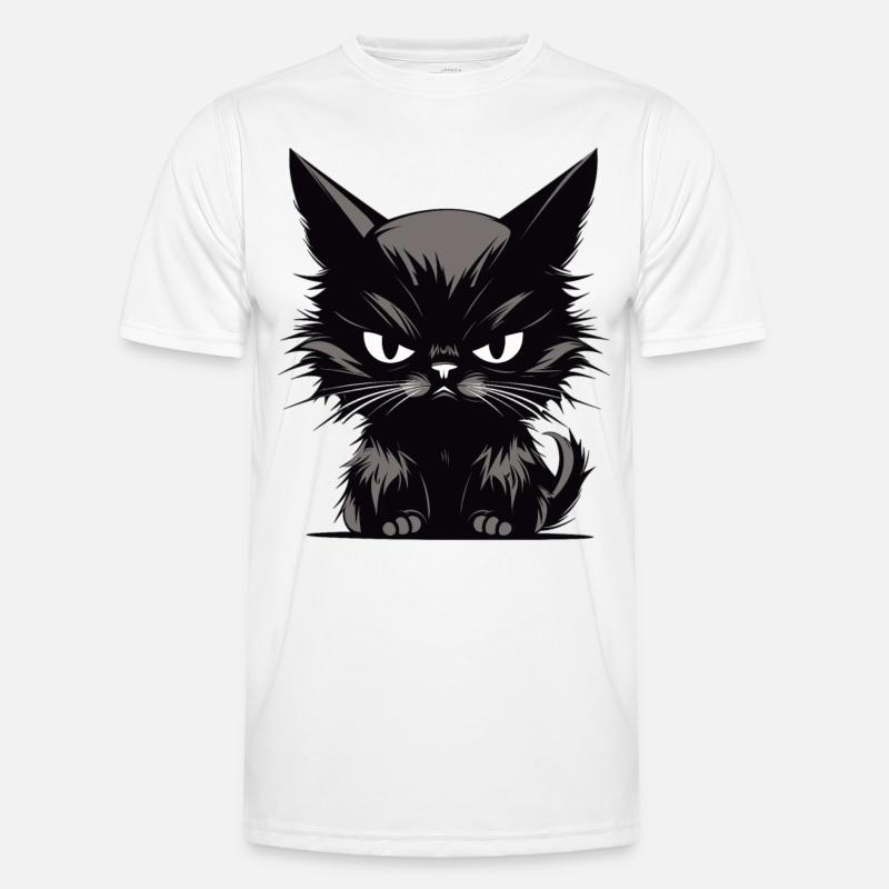 Cats Annoyed Cat Evil House Tiger Men's Functional T-Shirt