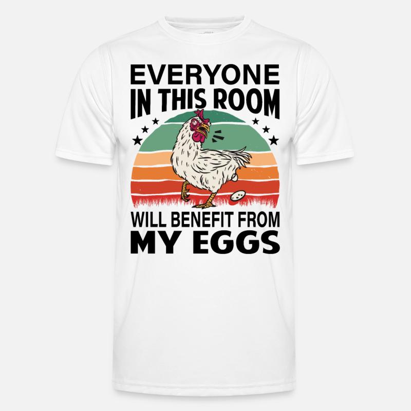 Take Advantage of My Eggs - Breakfast Egg Men's Functional T-Shirt